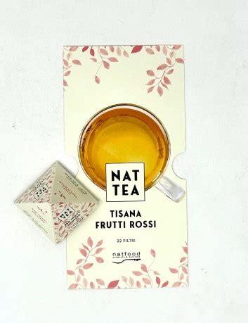 Tisana Ai Frutti Rossi Nat Tea Filtri X G Natfood