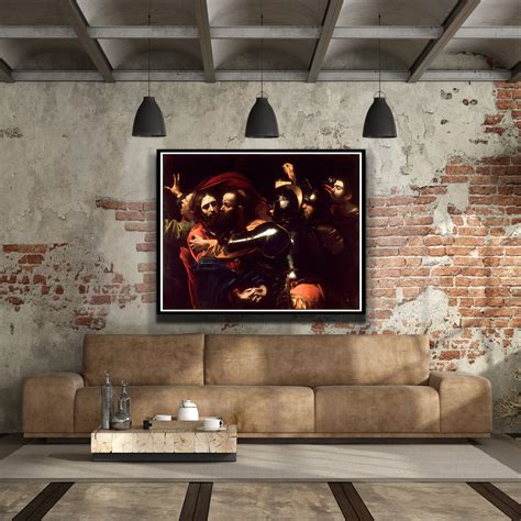 The Taking Of Christ 1602 By Caravaggio Poster Print Etsy