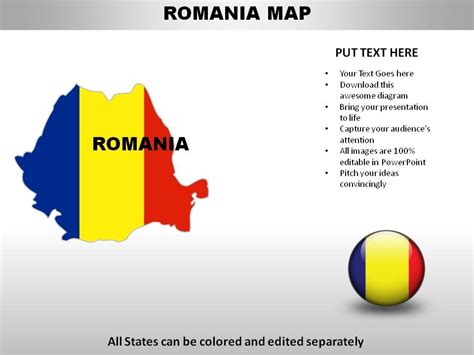 Romania Country Powerpoint Maps PowerPoint Slides Diagrams Themes