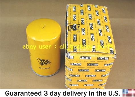 Jcb Backhoe Genuine Jcb Engine Oil Filter Part No Used