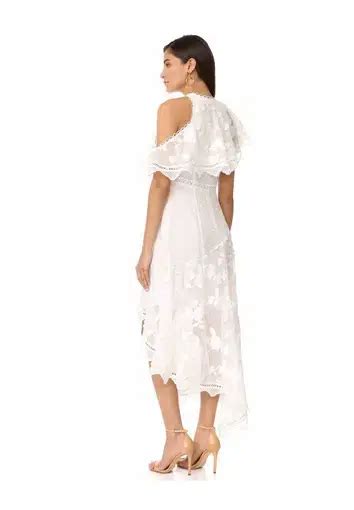 Zimmermann Mercer Bird Floating Dress Ivory Size 2 Au 12 The Volte