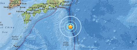 Strong And Shallow M Earthquake Hits Off The Coast Of Japan The