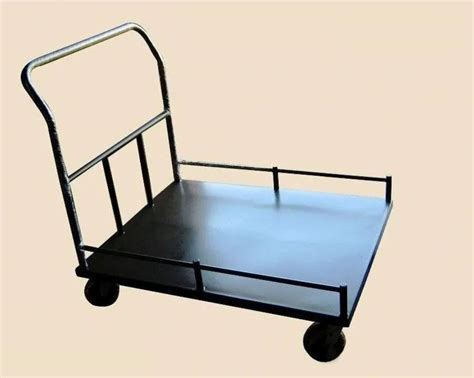 Mild Steel Ms Platform Trolley For Material Handling Load Capacity