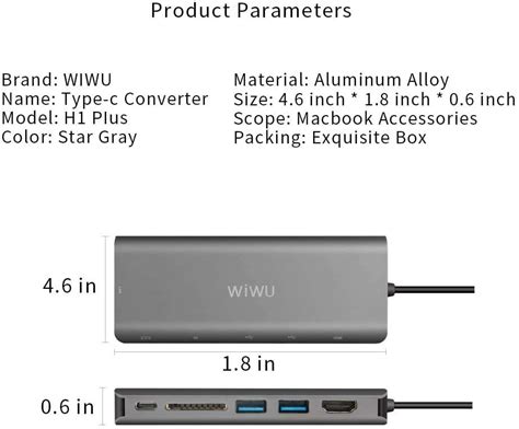 Wiwu Alpha Type C To In Usb C Hub Appleme