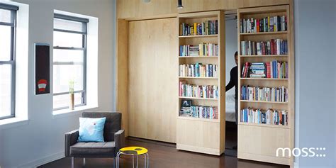 Modular Bookcase | Maple Movable Bookcase | moss Design