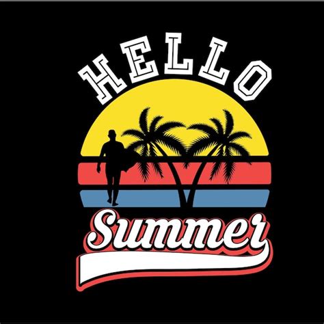 Premium Vector Beach T Shirt Summer Typography Design