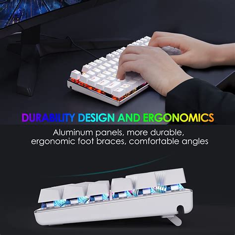 E Yooso Z 88 Rgb Mechanical Gaming Keyboard Metal Panel Brown