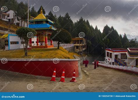 Architecture of Buddhist Monastery Editorial Stock Photo - Image of ...