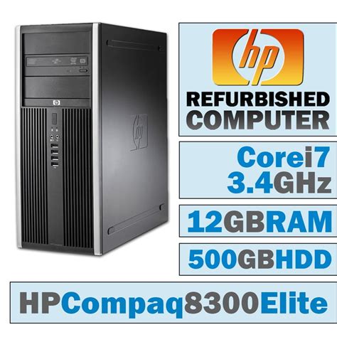 Refurbished Hp Compaq Elite Cmt Core I Ghz Gb Ddr