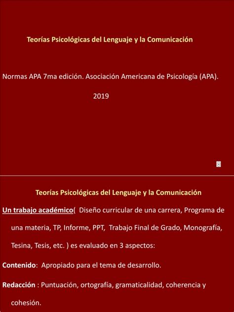 Normas Apa 7ma Edición Pdf Bibliografía Estilo Apa