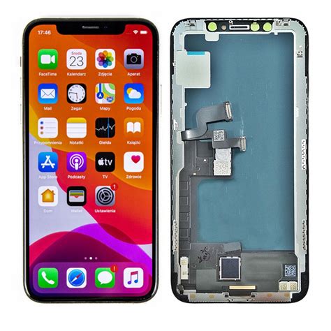 LCD WYŚWIETLACZ EKRAN DOTYK iPHONE X A1865 A1901 Sklep Opinie Cena