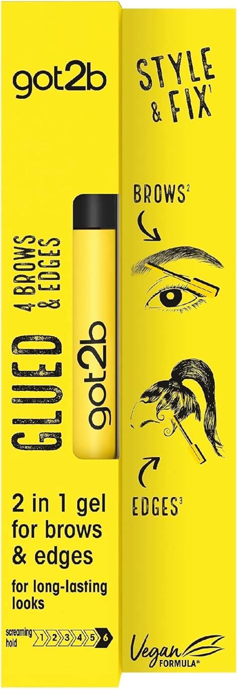 Got2b Glued 4 Brows & Edges Gel 2 in 1 16ml : Amazon.co.uk: Beauty