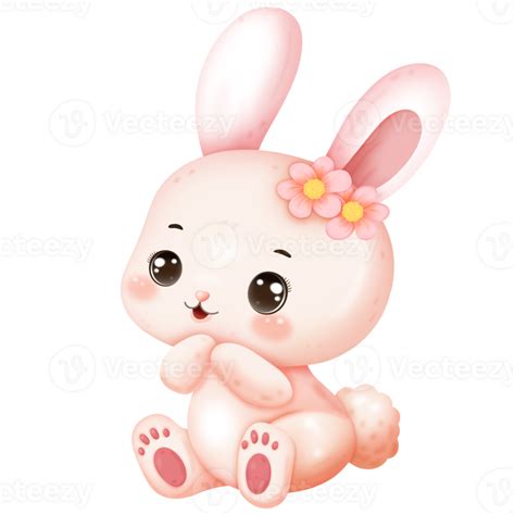 Cute Bunny Clipart 46795439 Png