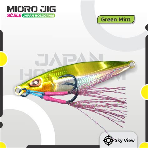 Jual Micro Jig 20 Gram Double Assist Hook Umpan Casting Lure Jigging