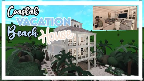 Roblox Bloxburg Coastal Vacation Beach House Part One 817k Youtube