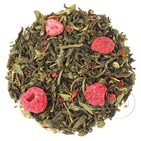 Чай зеленый Малиновый Рай, ароматизированный в интернет-магазине BestTea.ru