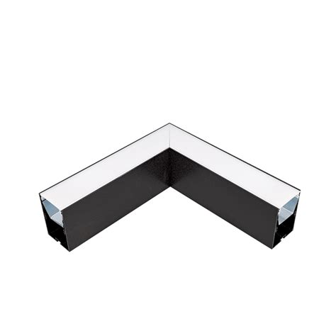 L Corner For Led Profiles S Series Black Surface Elmark