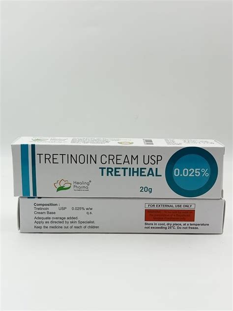 Day Tretiheal 0025 Tretinoin Cream Normal Skin Packaging Size Per