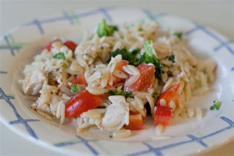 The Fresh Princess Of Bon Air Weekly Recipe Chicken Orzo Salad With Goat Cheese