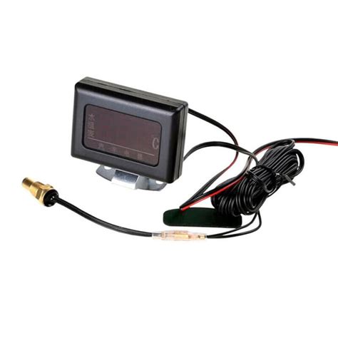 Universal Car Digital Water Temperature Gauge Kit Temp Sensor Plug Mm