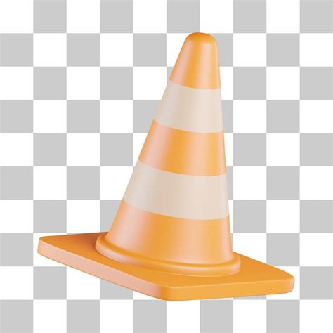 Premium Psd Traffic Cone D Icon