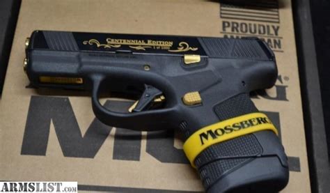 ARMSLIST For Sale Mossberg MC1sc Centennial In 9mm With 3 4 Barrel