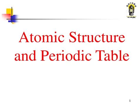 Ppt Atomic Structure And Periodic Table Powerpoint Presentation Free Download Id8958229