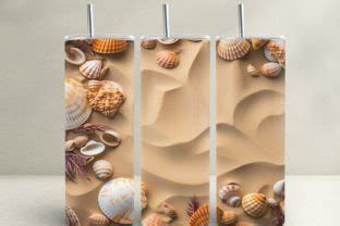 Seashells Oz Skinny Tumbler Graphic By Frangipani Store Creative