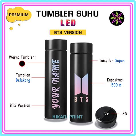 Jual Hikari Print Botol Minum Bts Tumbler Termos Army Bts Tumbler Bts