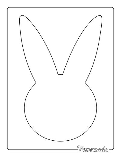 Free Printable Bunny Templates For Spring And Easter Crafts