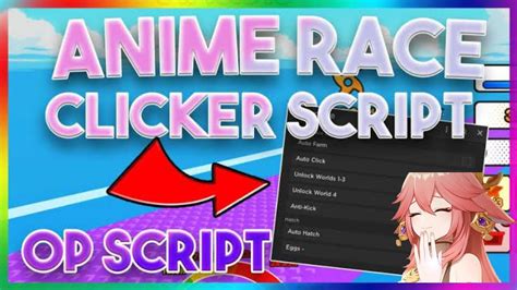 Anime Racing Clicker Script Auto Farm Auto Hatch Speed Click Youtube