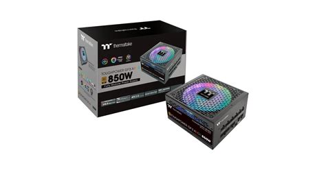Thermaltake Toughpower GF3 ARGB 850W Gold, PC-Netzteil schwarz, 5x PCIe ...