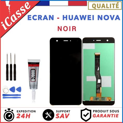 Vitre Tactile Ecran Lcd Pour Huawei Nova Noir Can L Outils