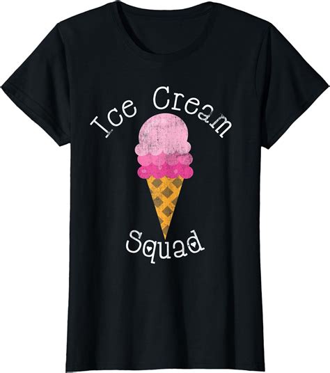 Ice Cream Squad Ice Cream Cone Lovers T Shirt Walmart