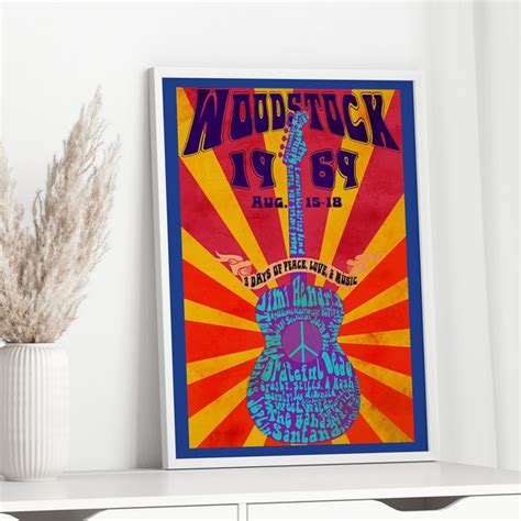 Woodstock Poster Etsy