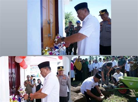 Bupati Bolmut Hadiri Peresmian Gedung Kantor Desa Mushola As Sahlil