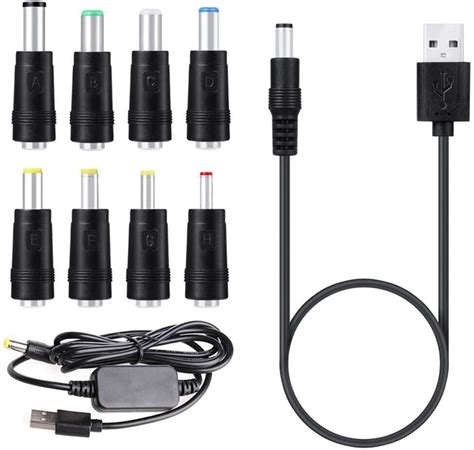 Адаптер с 8 разъемами USB-кабель питания постоянного тока и ...
