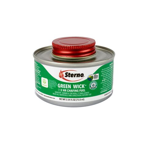 Sterno Green Gel Chafing Fuel 2 hour ethanol gel