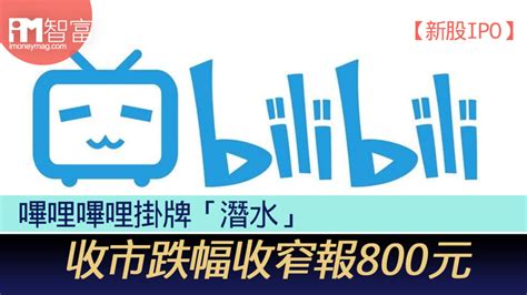 【新股ipo】嗶哩嗶哩9626今日掛牌「潛水」 最多跌逾6 收市跌幅收窄報800元