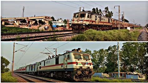 Unleash The Thunder WAP7 Roars With LHB ICF Trains A Sensational