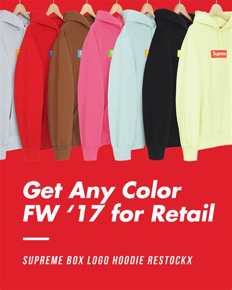 Supreme Box Logo Hoodie ReStockX (Updated w/ Winners) - StockX News