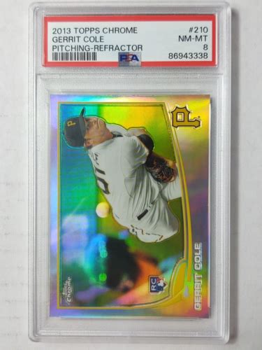 2013 Topps Chrome Refractor 210 Gerrit Cole Rc For Sale Online Ebay