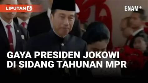 Video Presiden Jokowi Kenakan Baju Adat Betawi Di Sidang Tahunan Mpr