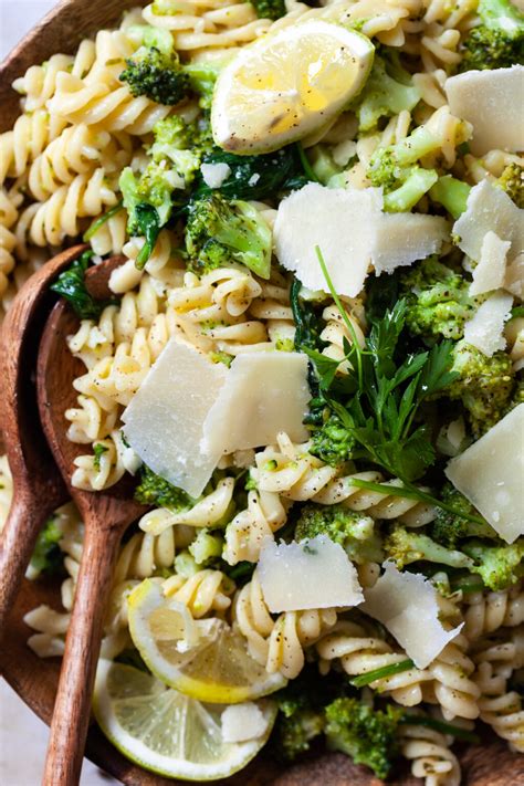 Easy Lemon Broccoli Pasta Vibrant Plate