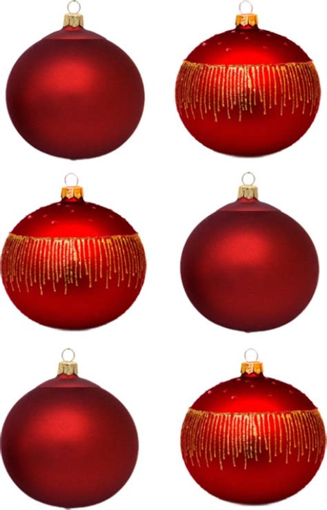 Rode Kerstballen Met Gouden Glitter Lijntjes En Effen Mat Rood Doosje