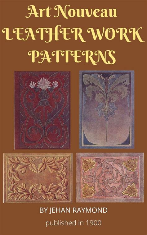 200 Art Nouveau Leatherwork Patterns 149 Pages Printable Or Etsy