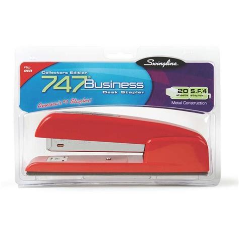 Swingline 747 Stapler Red Rio | Stapler, Swingline stapler, Red ...