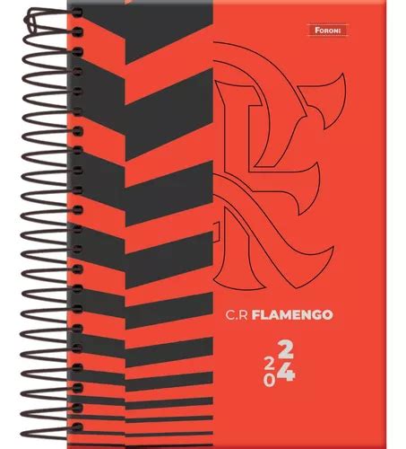 Agenda Flamengo 2024 Espiral Diária Foroni MercadoLivre