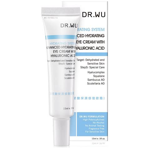 Dr Wu Hydrating Eye Cream With Hyaluronic Acid