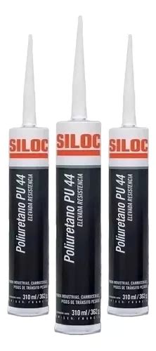 Sellador Siloc Pu Blanco Juntas Grietas Ml X Un